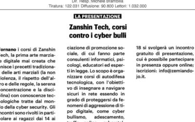 Sul Resto del Carlino l’articolo sulla presentazione dello Zanshin Tech